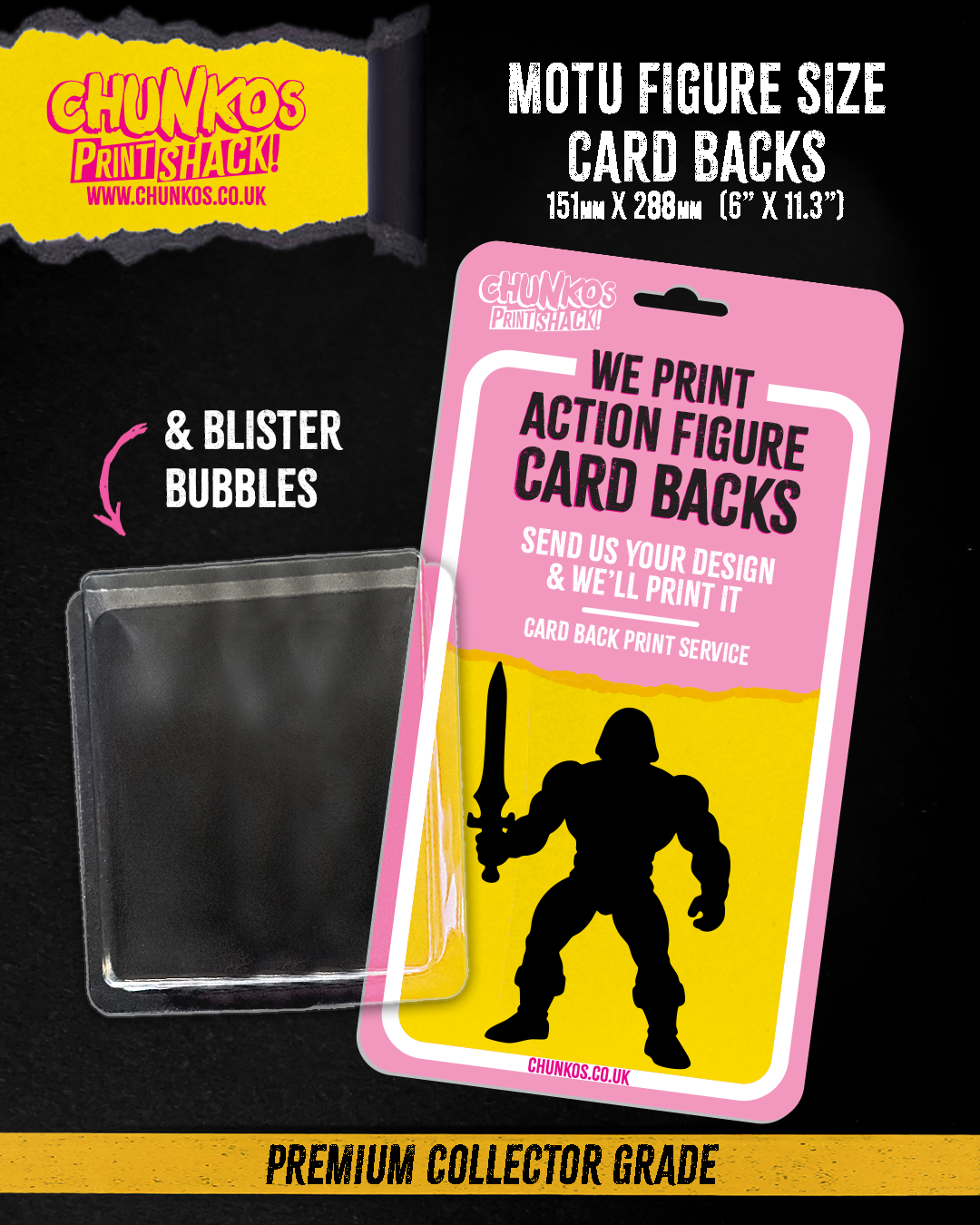 MOTU Action Figure Custom Card Backs – Premium Collector Grade Quality –  Skywampa