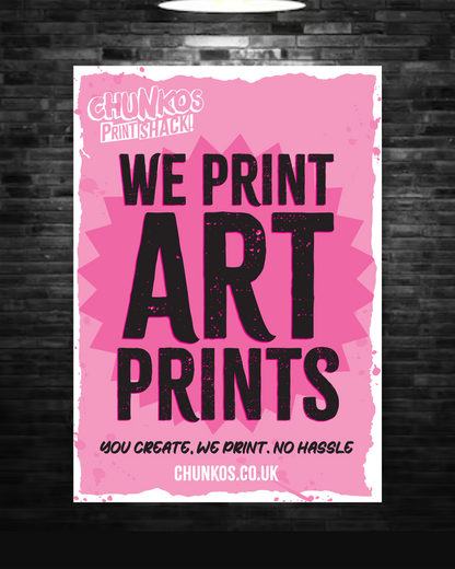 Custom A3 & A4 Art Prints – Premium Quality, Specialty Papers Available