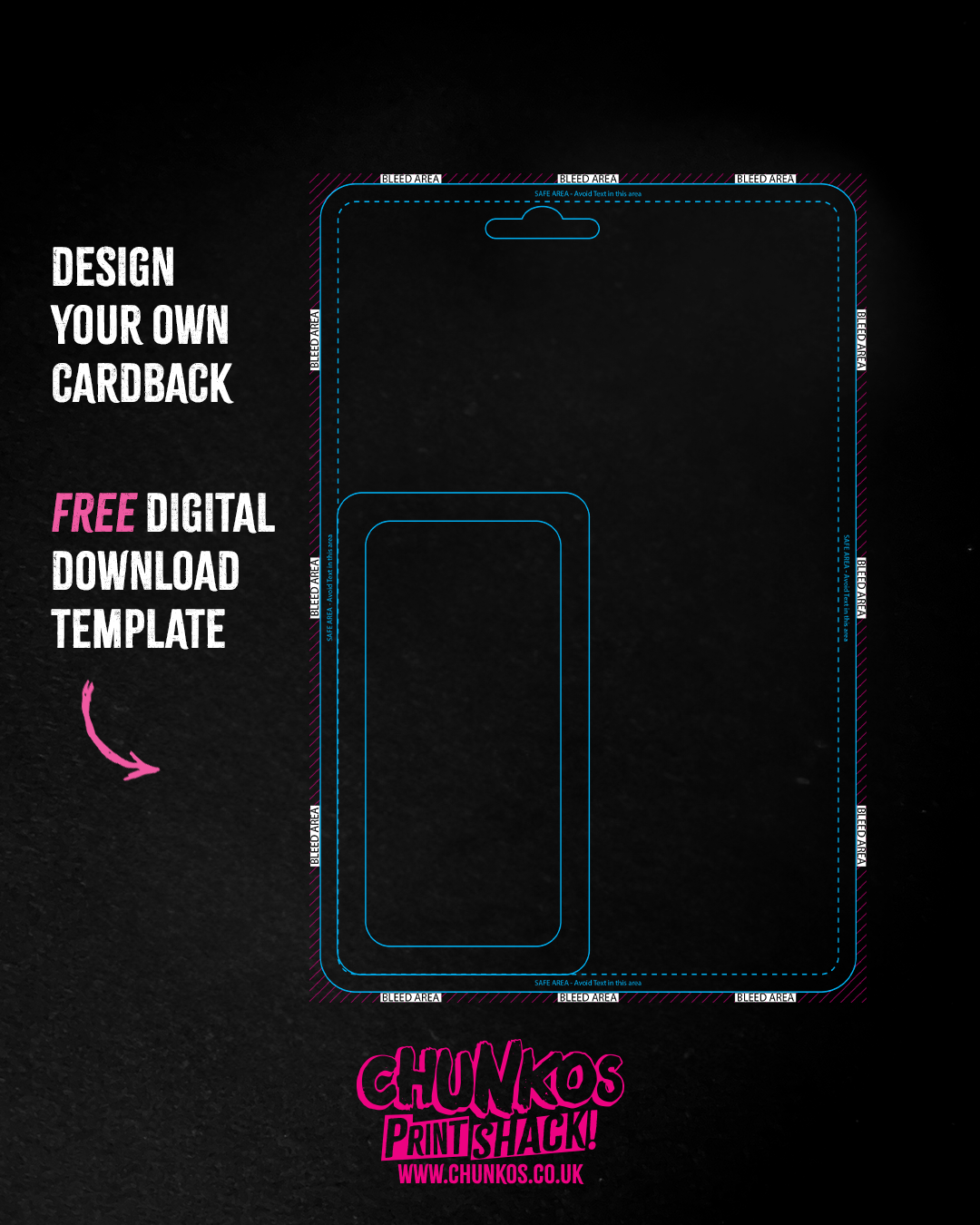 Free Custom Card Back Template – Design Your Own Card with Perfect Dim ...