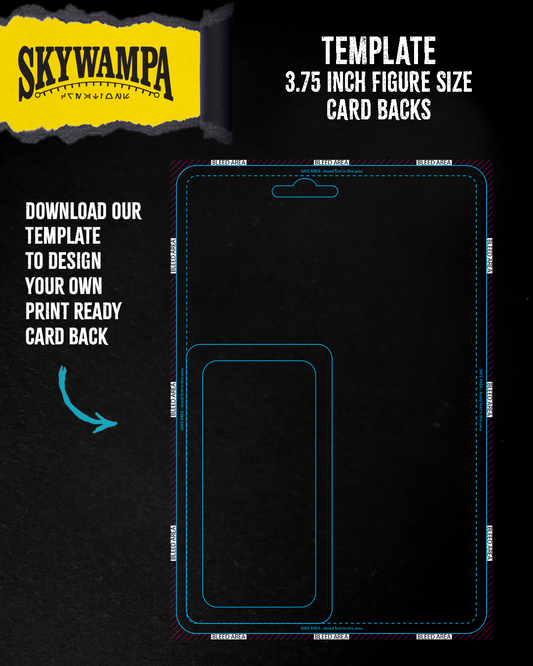 Template for 3.75 Inch Custom Card Backs – Design Your Own Card with Perfect Dimensions & Bleed