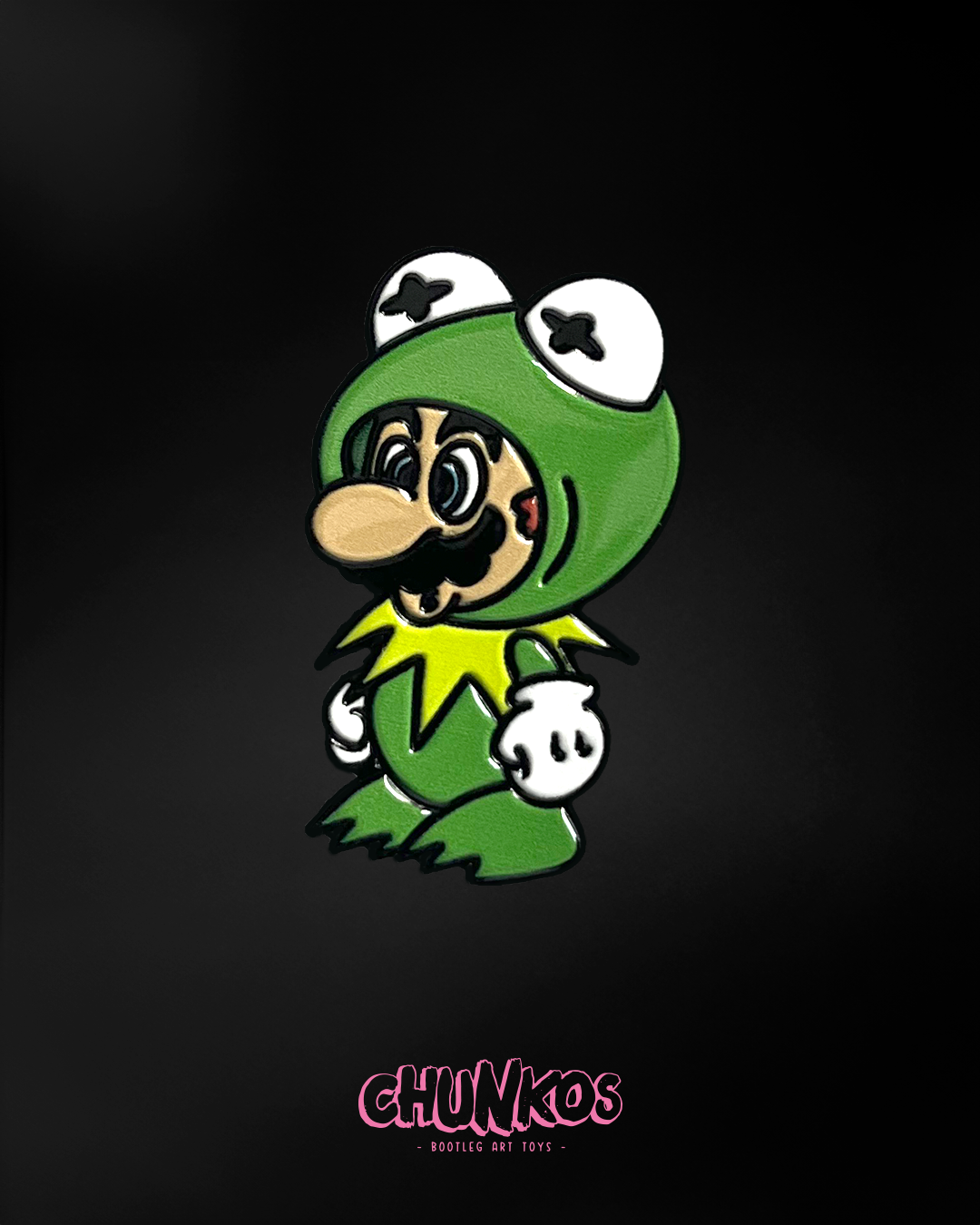 Super Frog Bros Pin Badge - Limited Edition