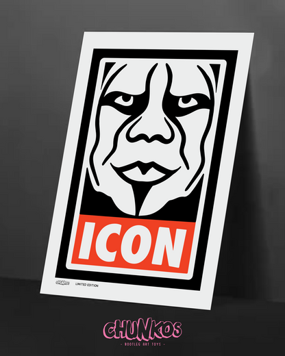 The Icon Sting A3 Art Print