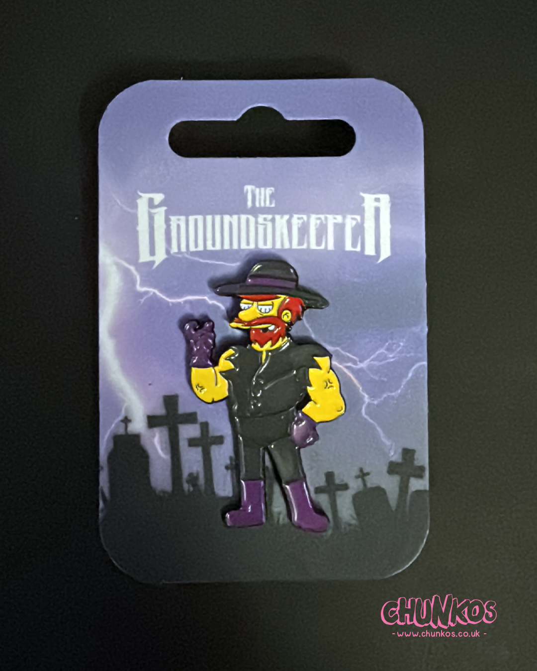 The Groundskeeper Pin Badge - Limited Edition - WWE