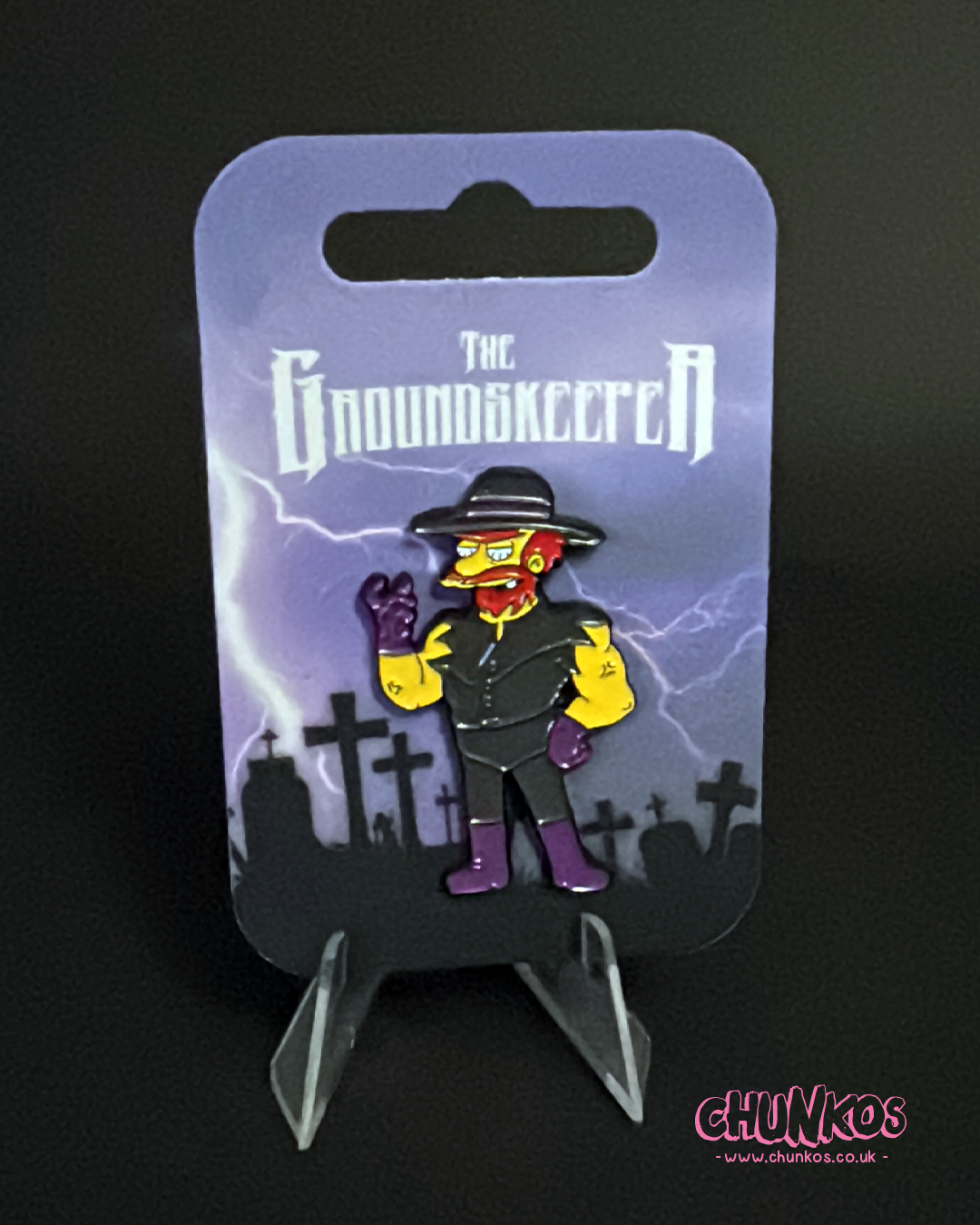 The Groundskeeper Pin Badge - Limited Edition - WWE