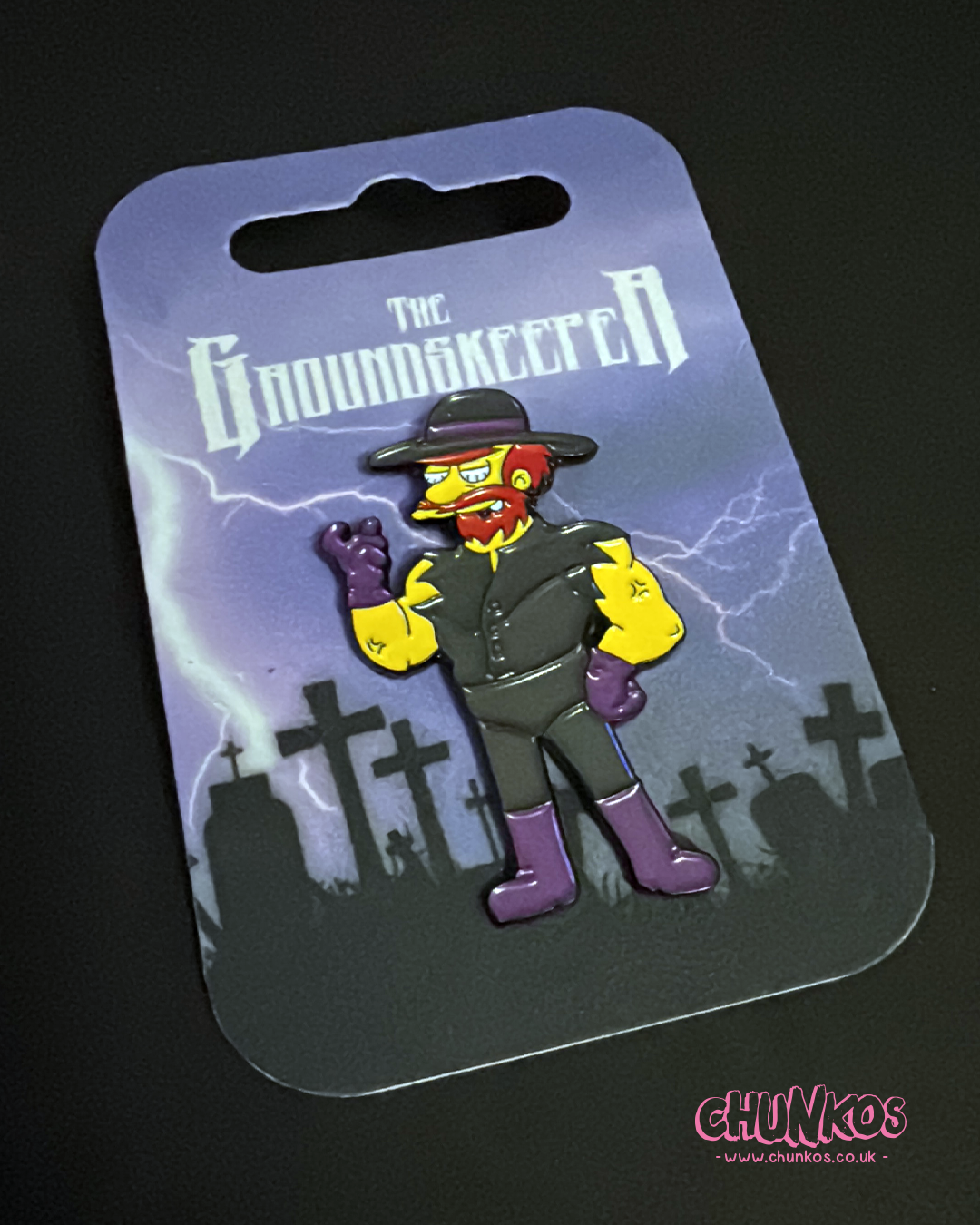 The Groundskeeper Pin Badge - Limited Edition - WWE