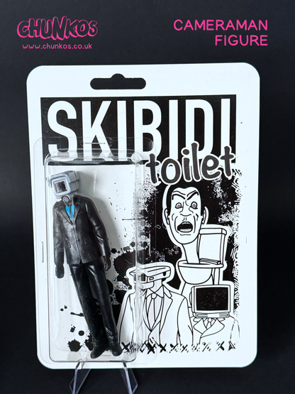 SKIBIDI Toilet Collectible Art Figurine Toys - Tv Man Titan Speakerman Cameraman -